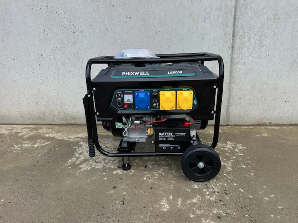 New Phixwell LB5000  Portable Petrol Generator - Image 1