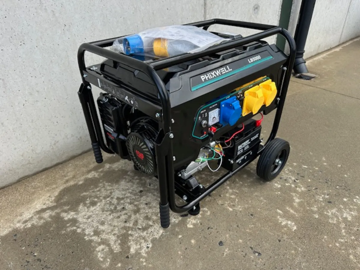 New Phixwell LB5000  Portable Petrol Generator - Image 3