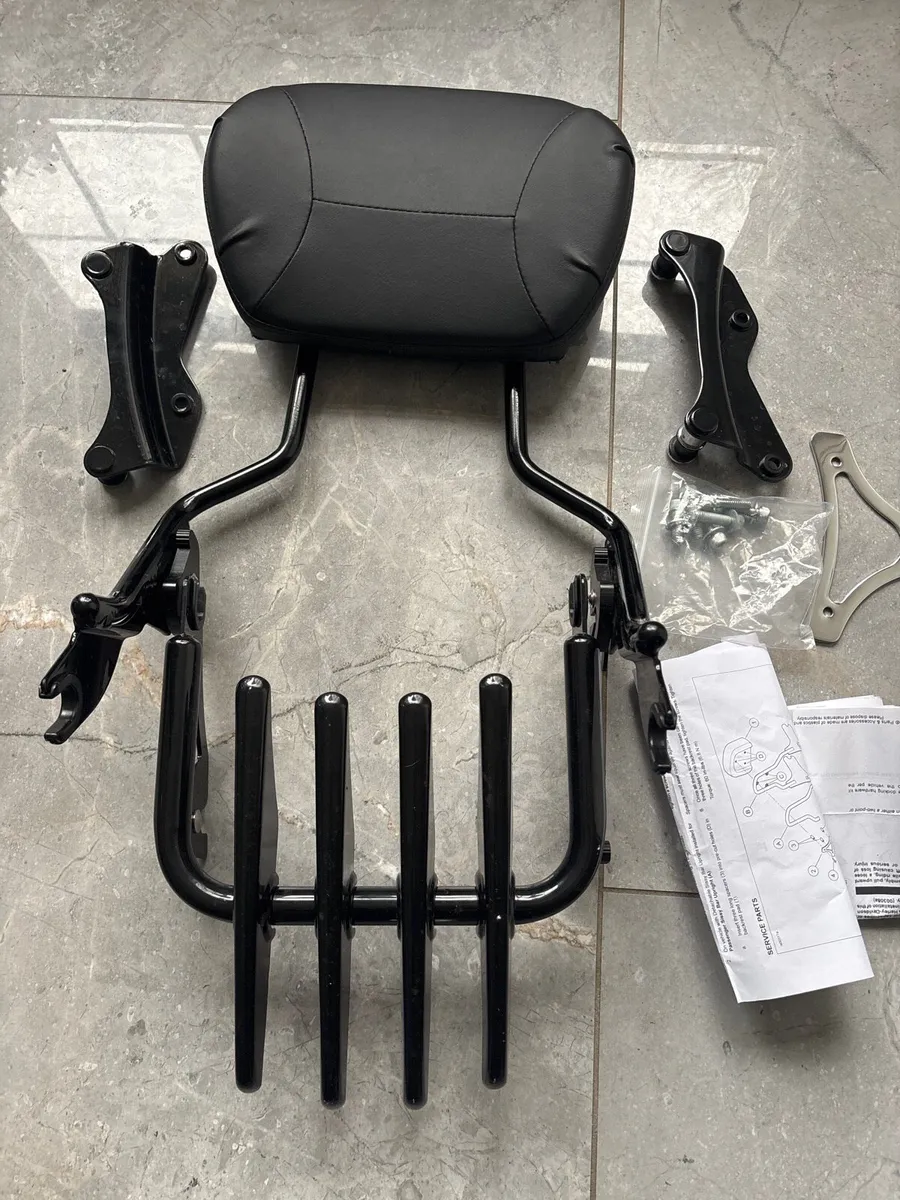 Sissy bar rack for 24 Harley Davidson street glide - Image 1