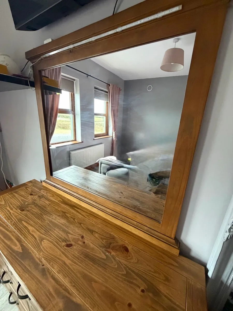 Dresser mirror and matching locker - Image 3