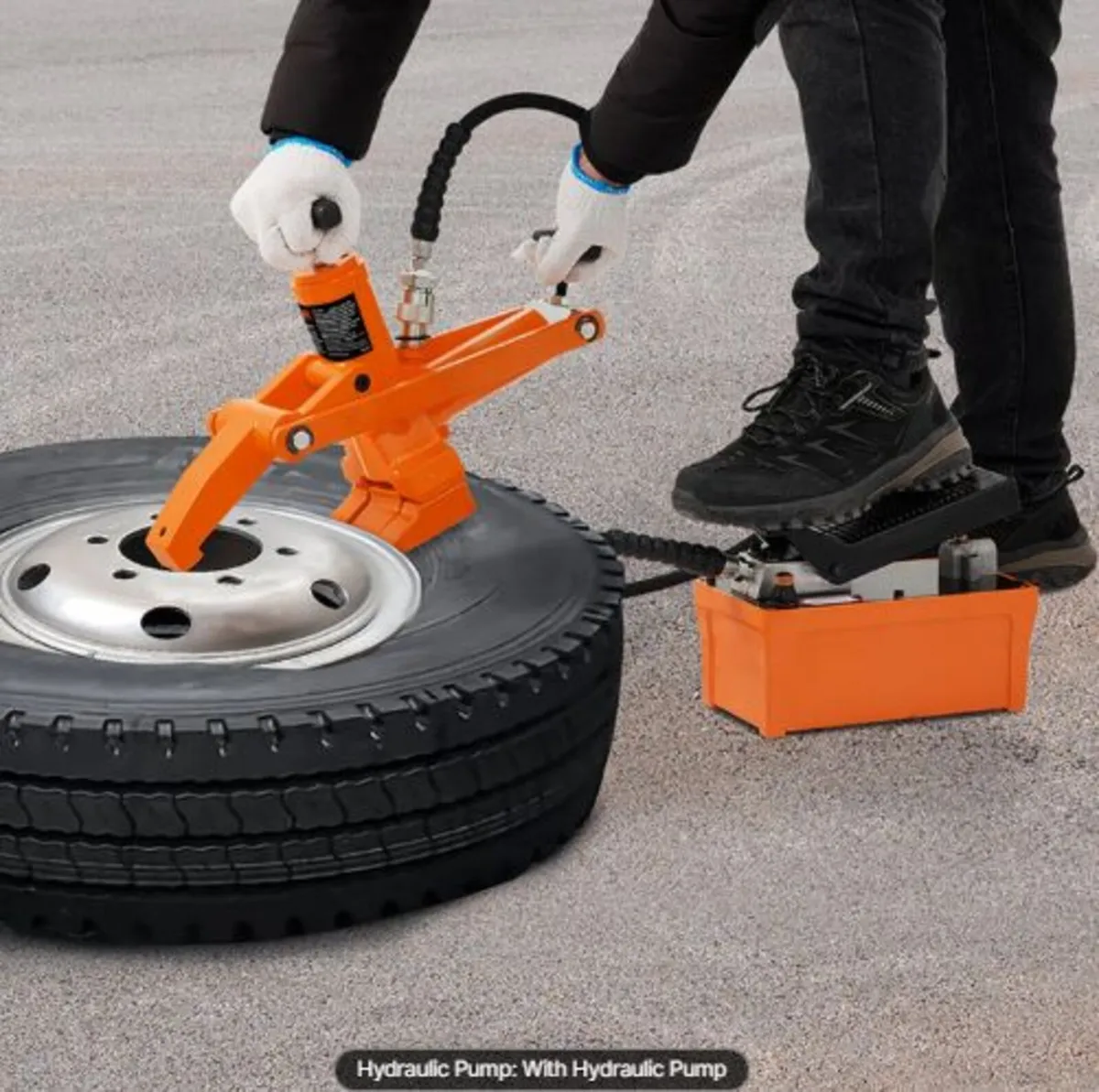 Hydraulic Tire Bead Breaker 10000 PSI Foot Pump - Image 3