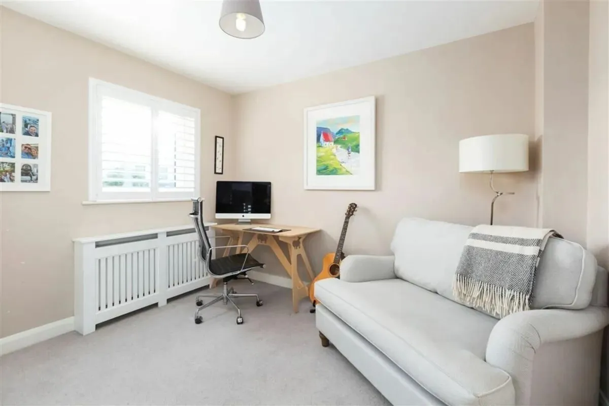 Loveseat Sofa Bed in Pumice Herringbone - Sofa.com - Image 1