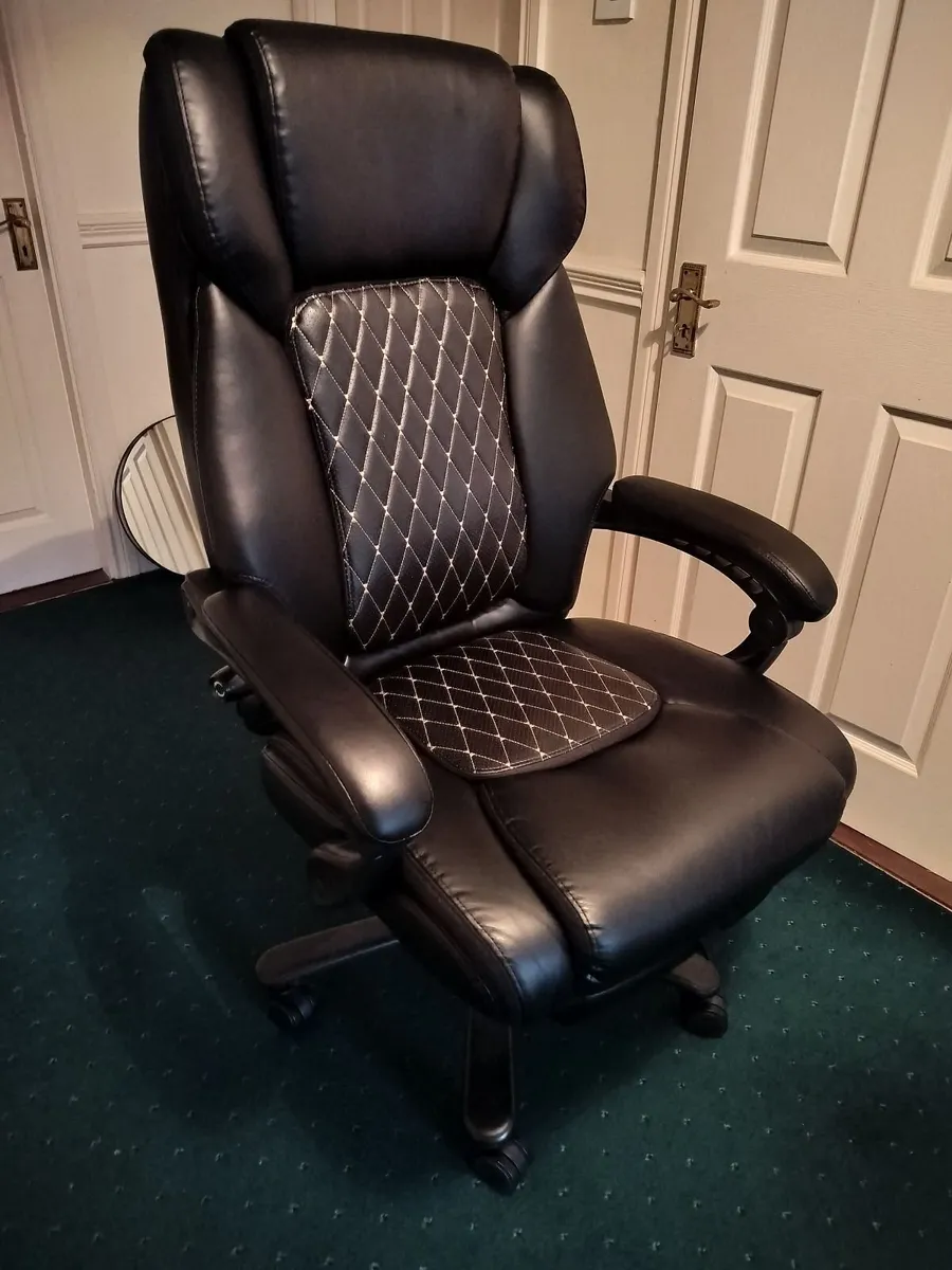High Back Office Chair With Lumbar Support - Image 1