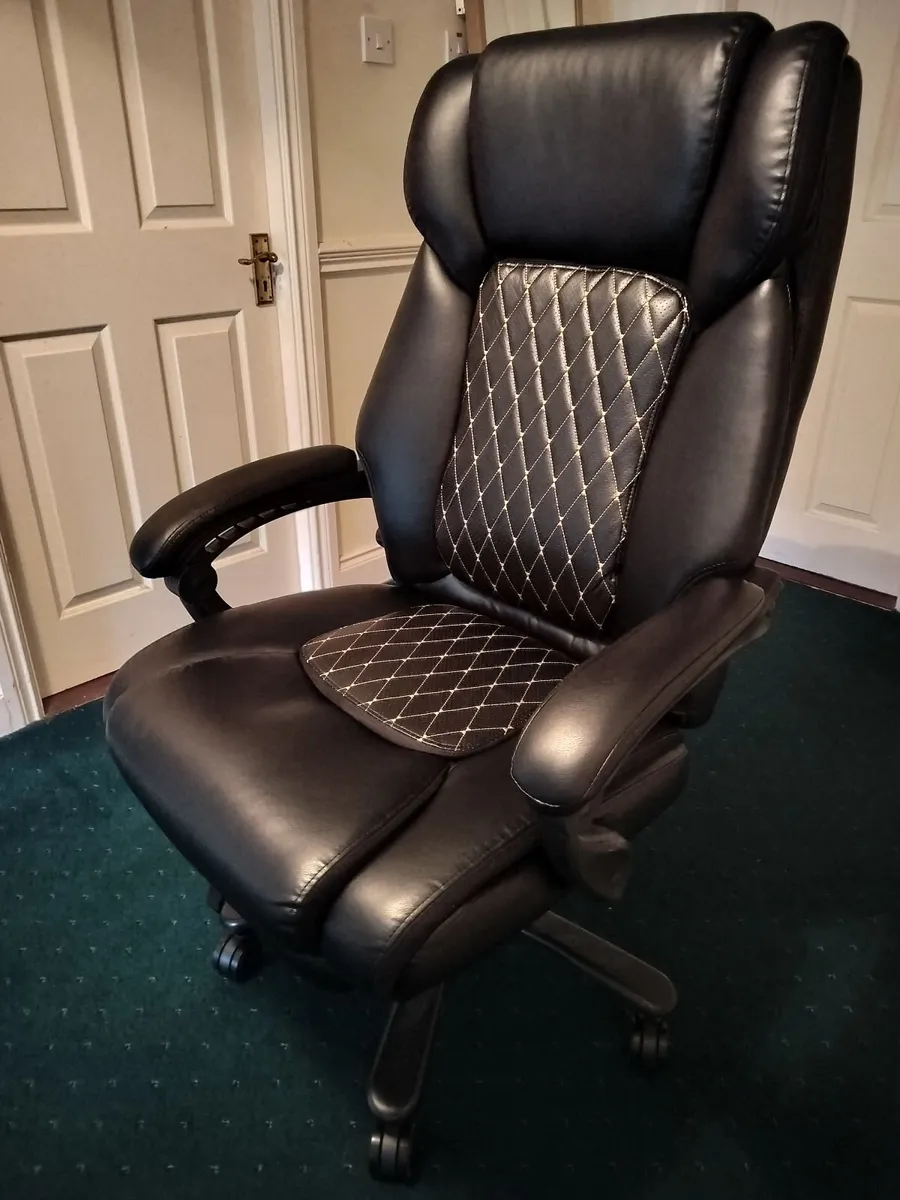 High Back Office Chair With Lumbar Support - Image 2