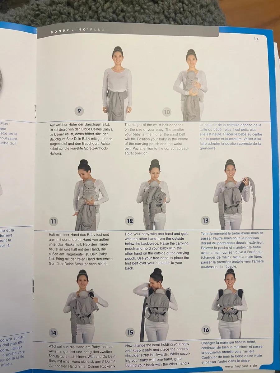 Ergonomic Baby Carrier – Hoppediz Bondolino - Image 4