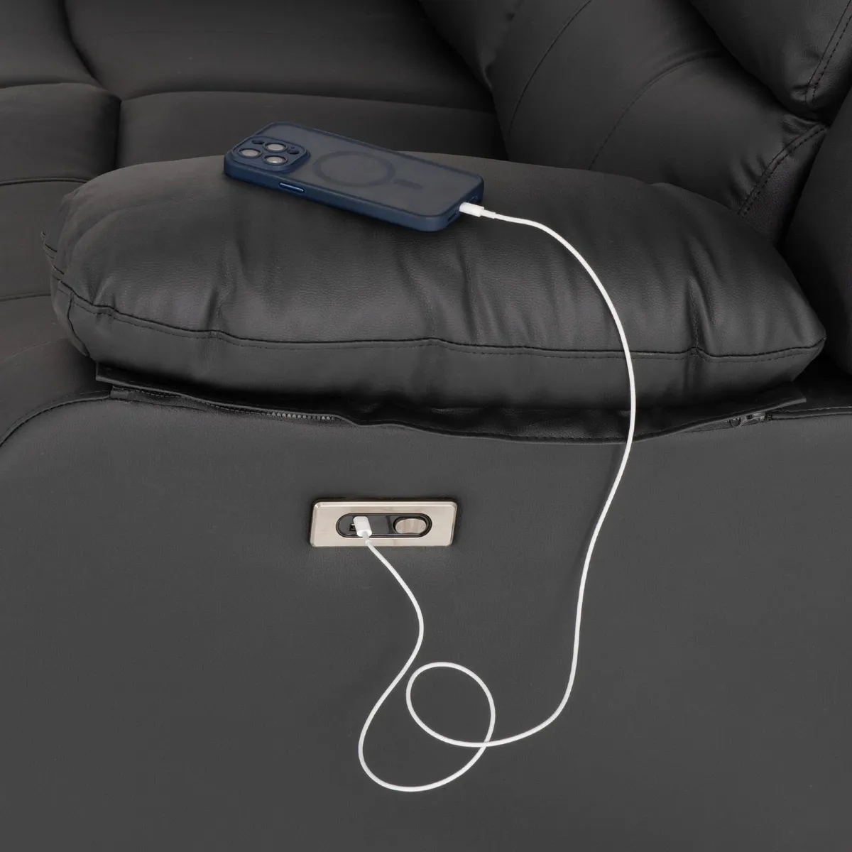 Roma 3+2 Electric Recliner Suite - Image 3