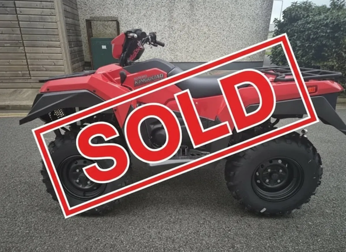 NEW 2026 SUZUKI KING QUAD 500 FINANCE NOW FOR 55 - Image 1