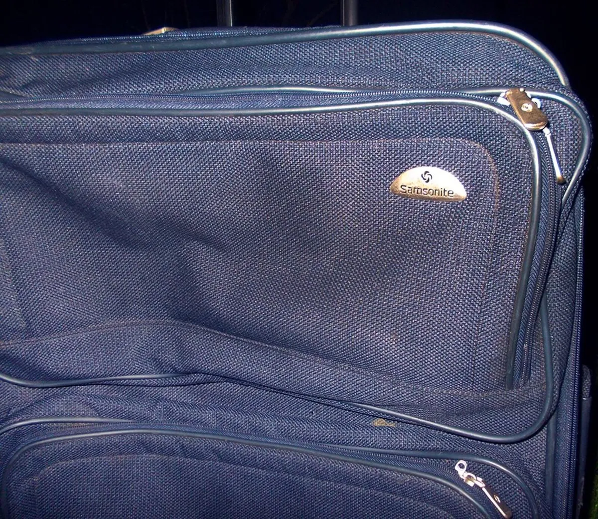Large Navy Suitcase, Samsonite - Image 4