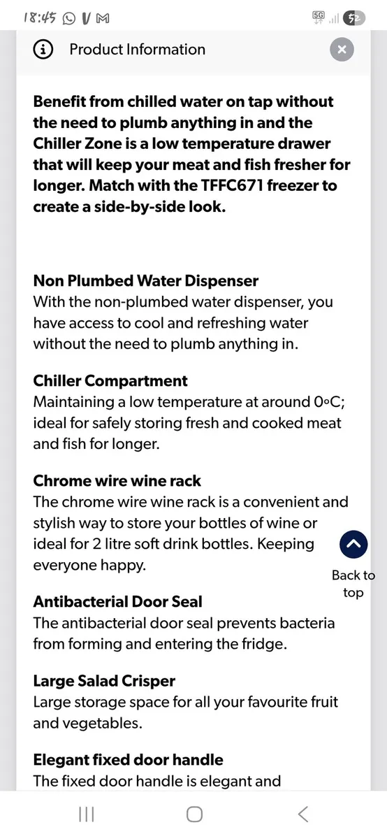 Larder fridge - Image 4