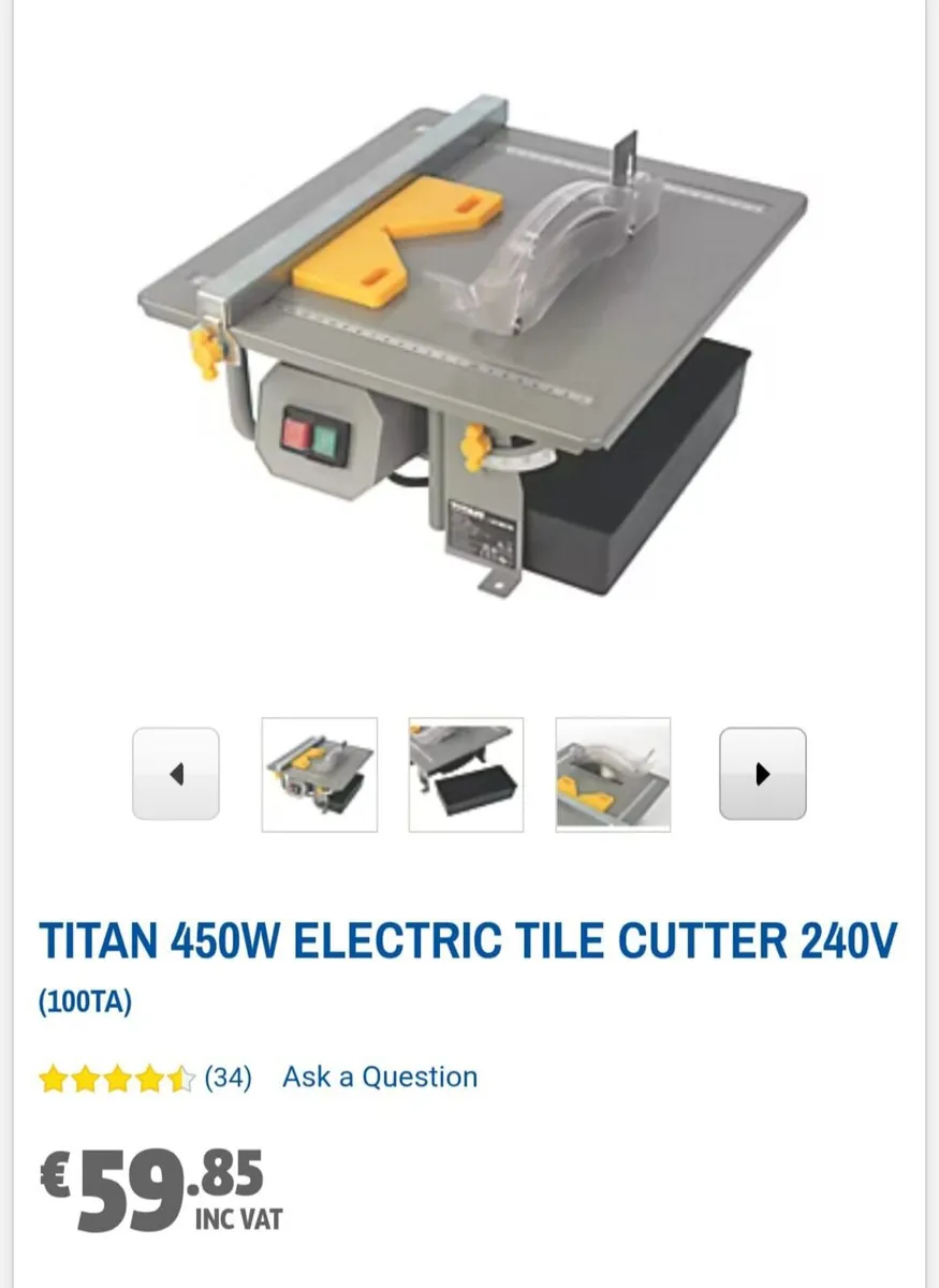 Tile cutter