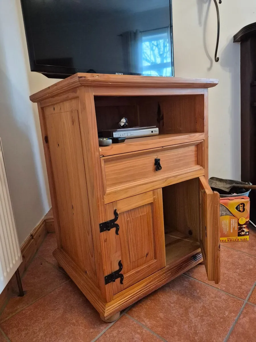 Solid Pine TV Stand - Image 3