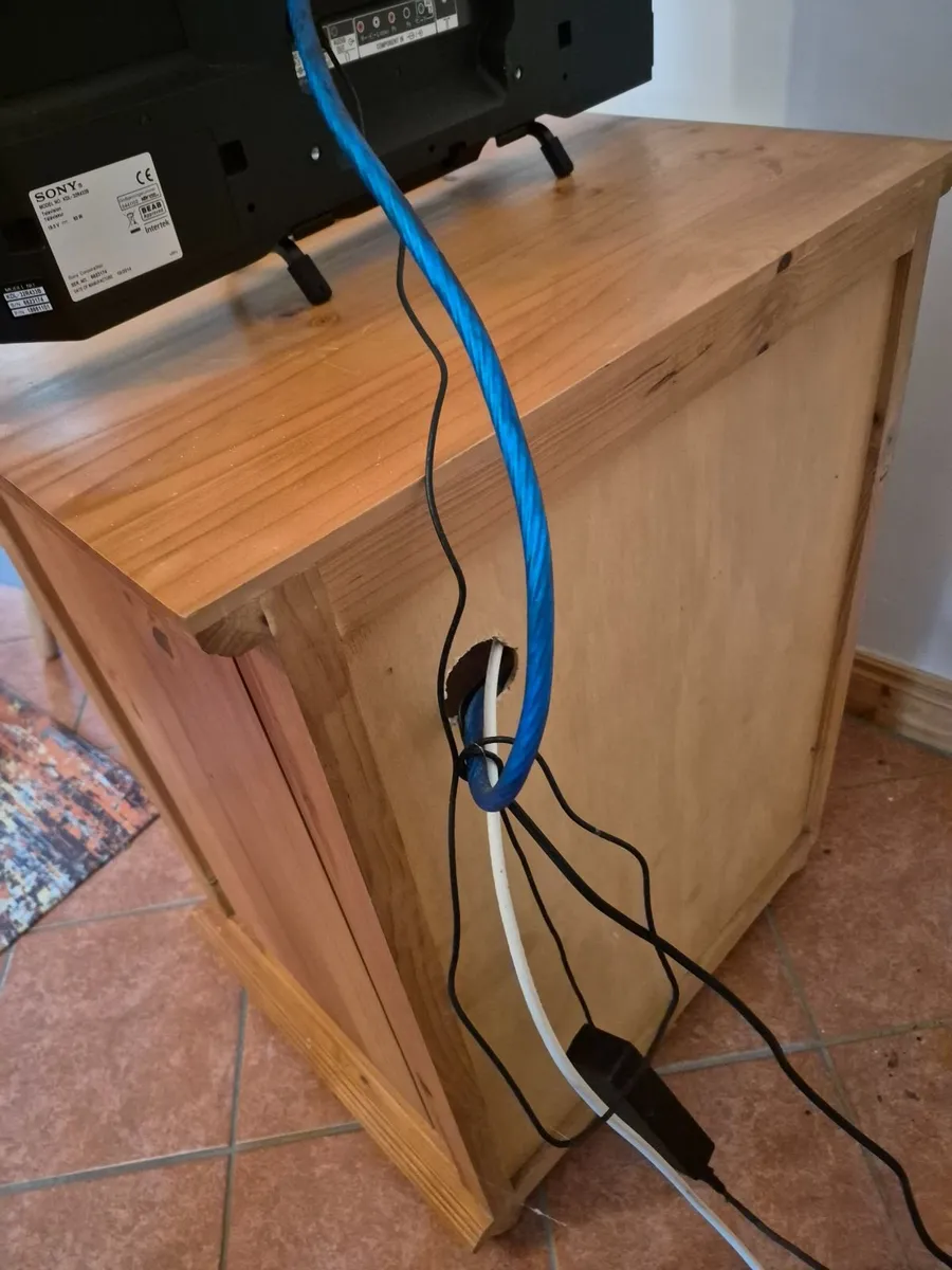 Solid Pine TV Stand - Image 4