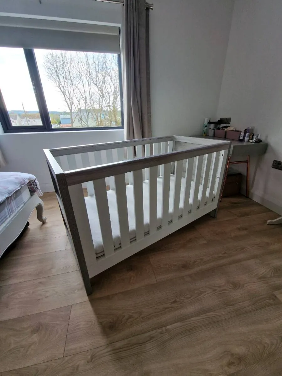 Cot and Dresser Set with Rocking chair - Image 1