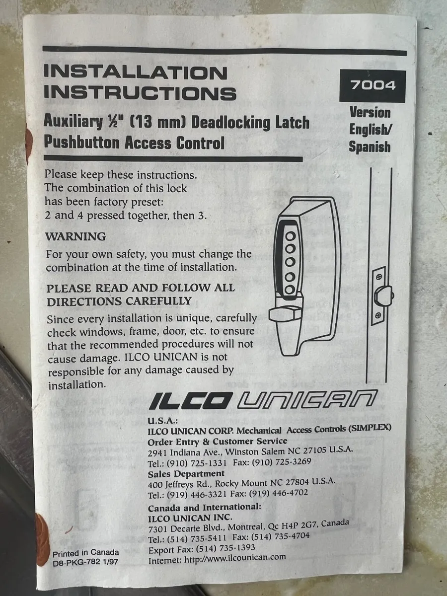 Door security lock - Image 3