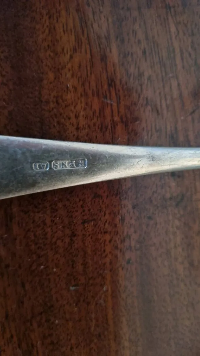 Antique Silver Soup Spoons - Image 2