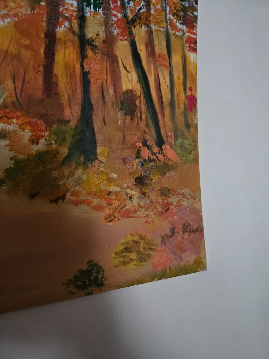 Vintage Oil on Board Picture - Image 3