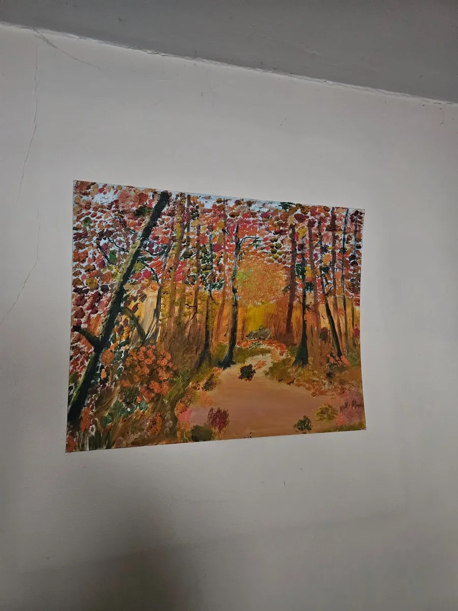 Vintage Oil on Board Picture - Image 1