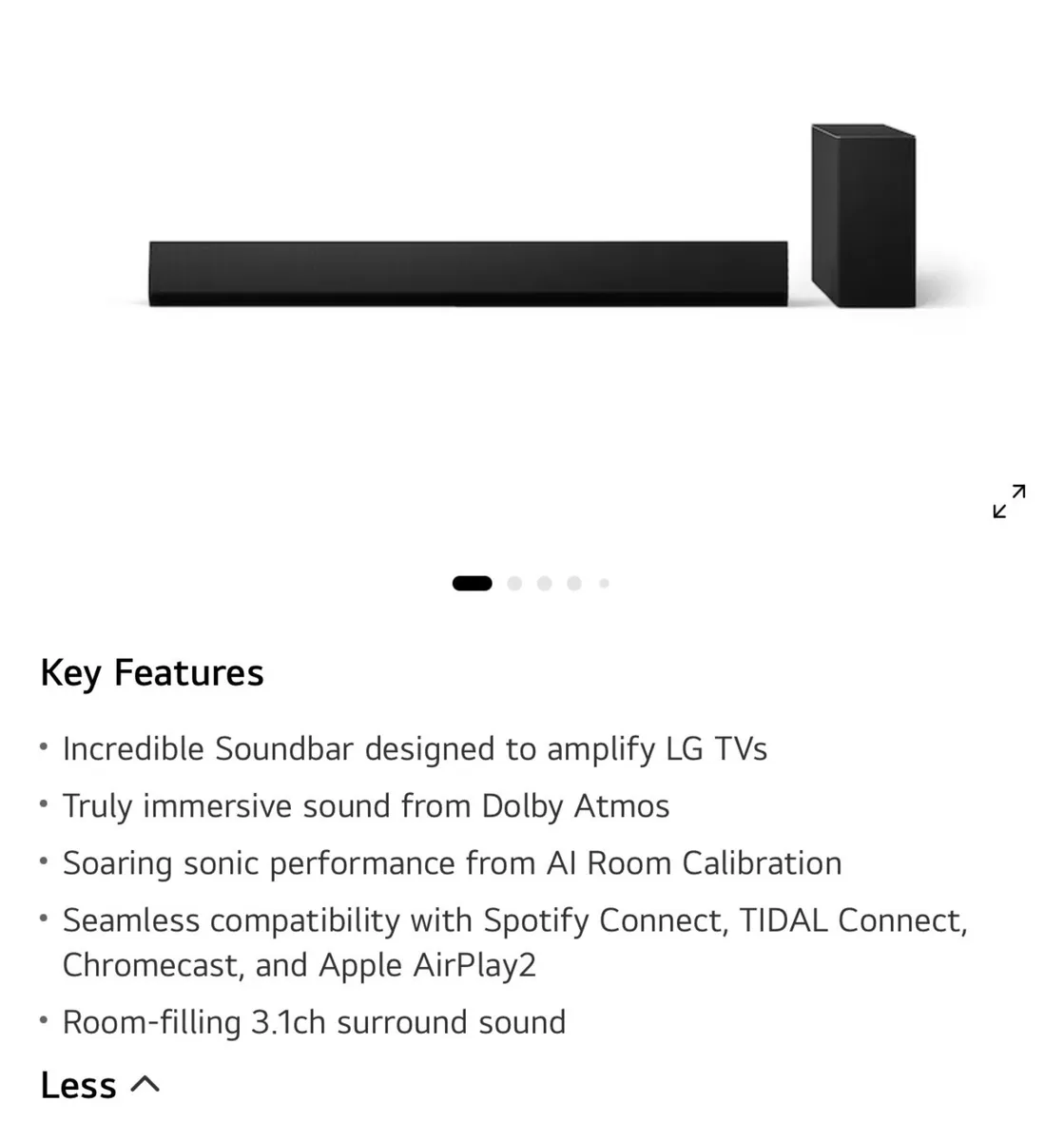 LG USG10TY Soundbar - Image 4