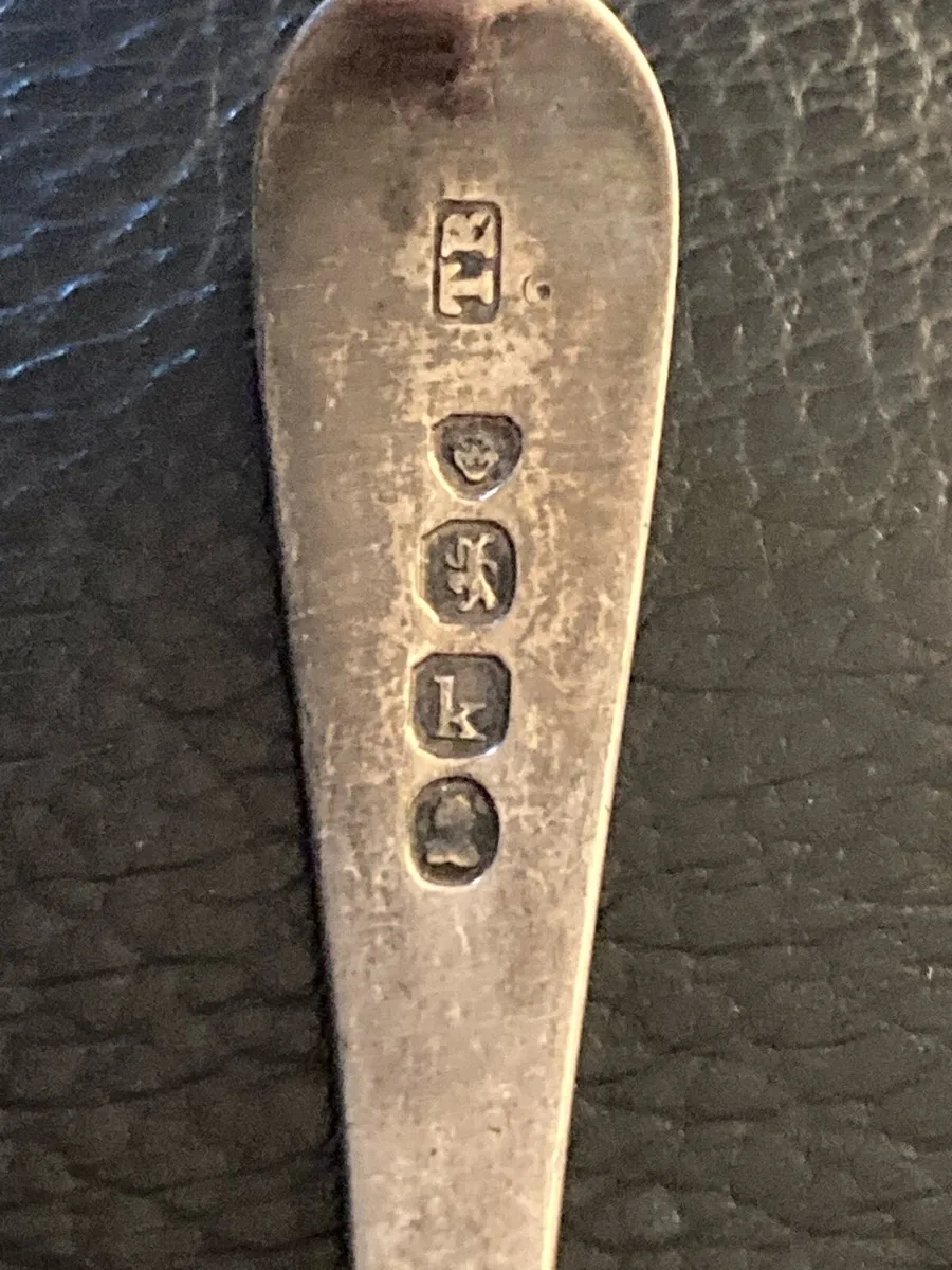 Sterling Silver hallmarked tea spoon - Image 2