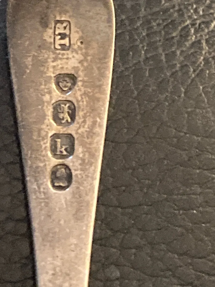 Sterling Silver hallmarked tea spoon - Image 3