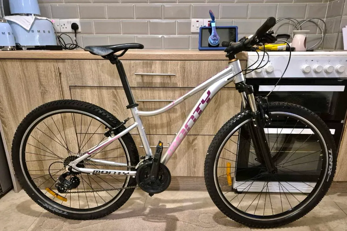 ADULTS MONTY KZ3GIRLS MOUNTAIN BIKE 
VEE BRAKE 21 - Image 1