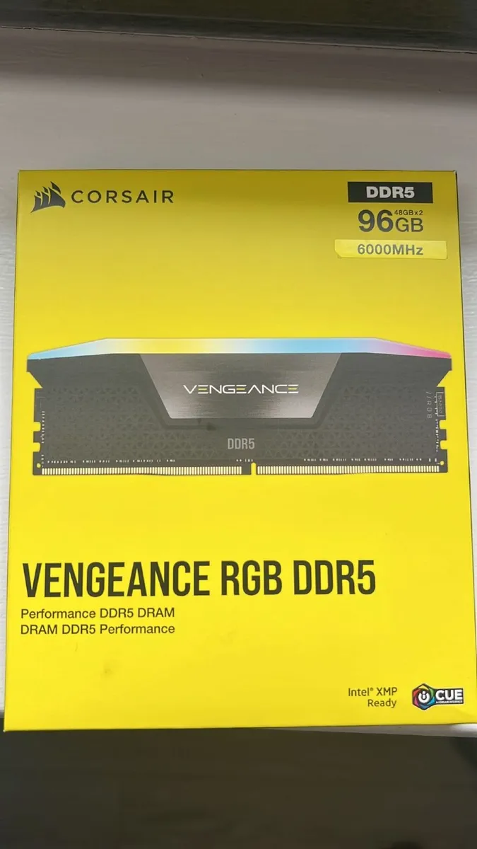 96GB (2x48) Corsair Vengeance DDR5 RAM. 6000MHz CL - Image 2