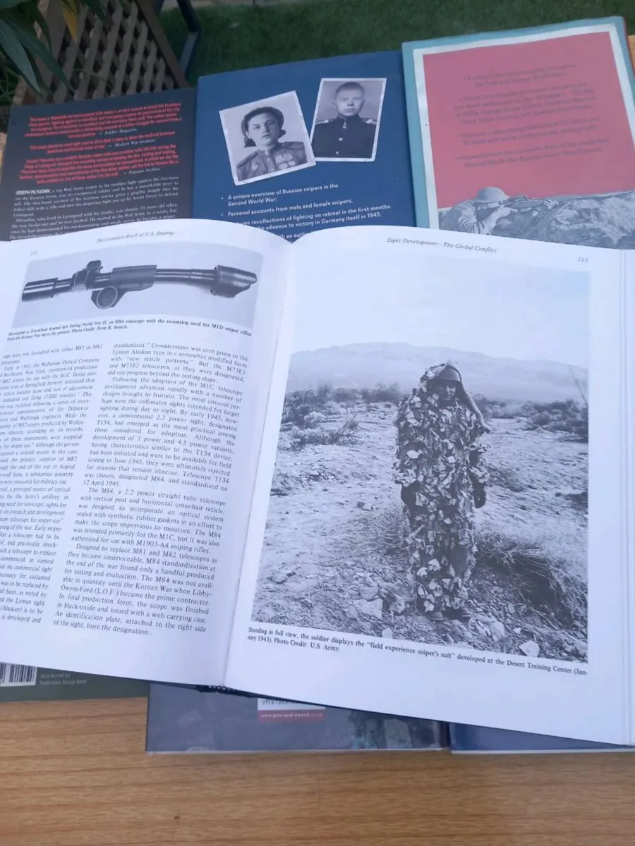 8 sniper books, great condition,  D18 - Image 3