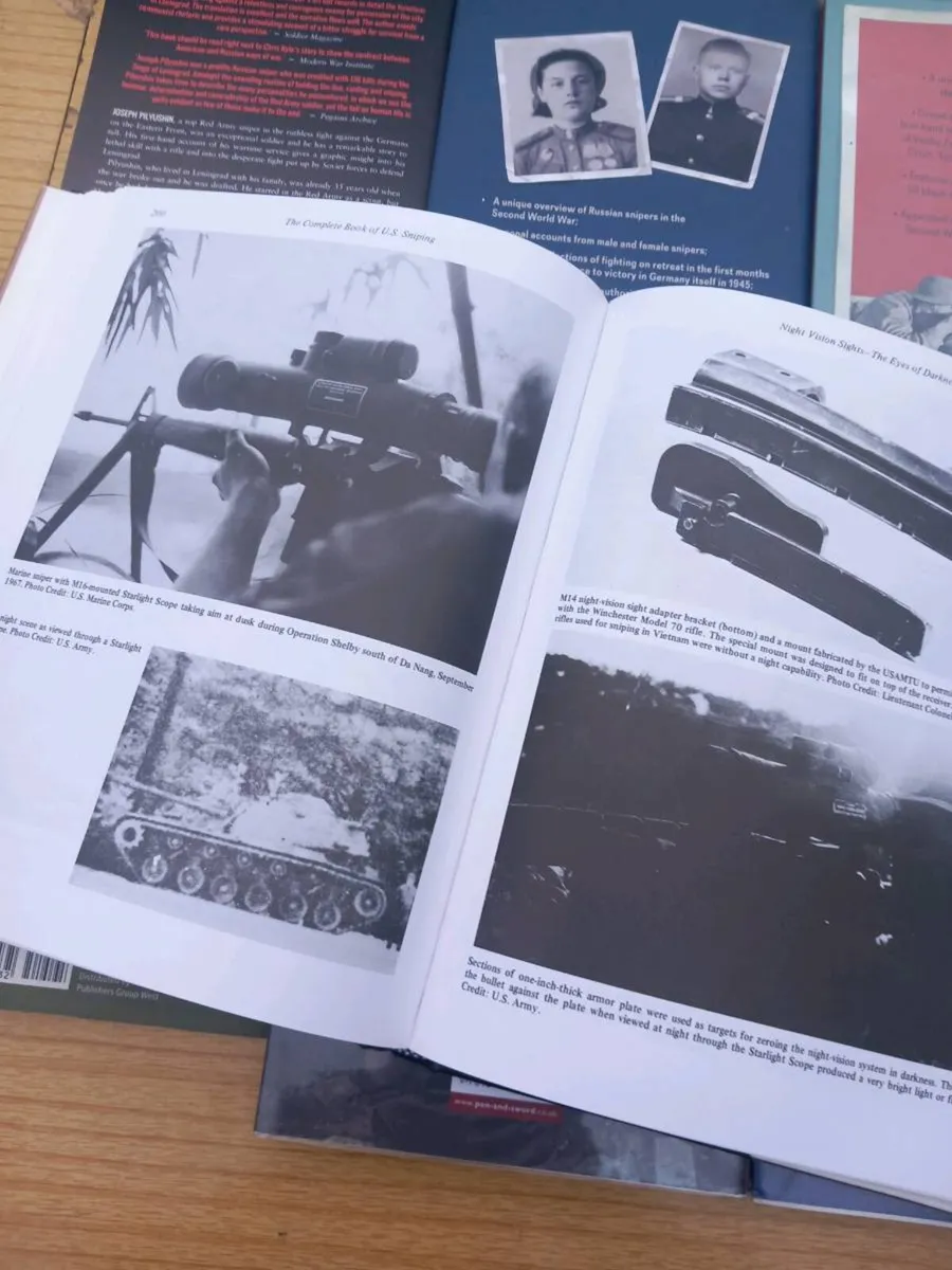 8 sniper books, great condition,  D18 - Image 4