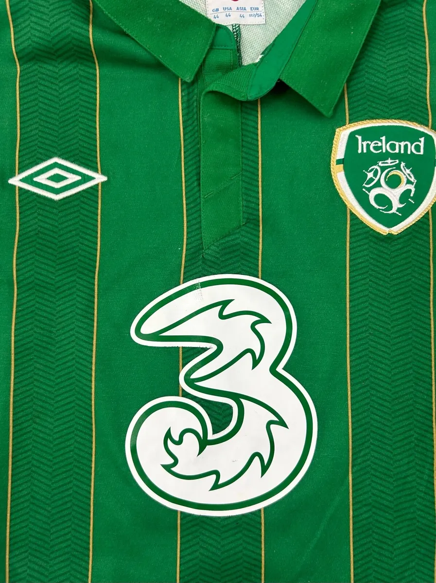 Umbro Ireland Long Sleeve Numbered Jersey Mens L - Image 4