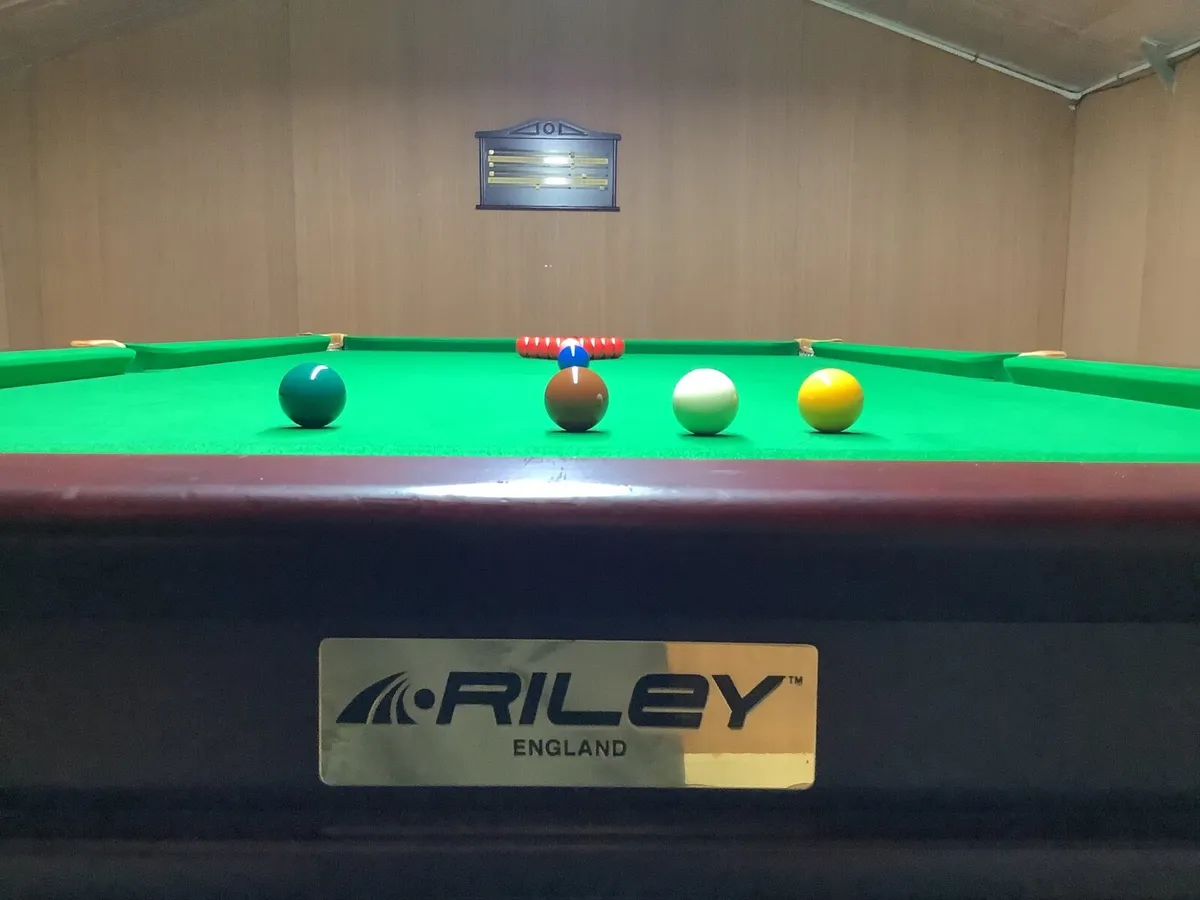 9ft Riley Snooker table - Image 4