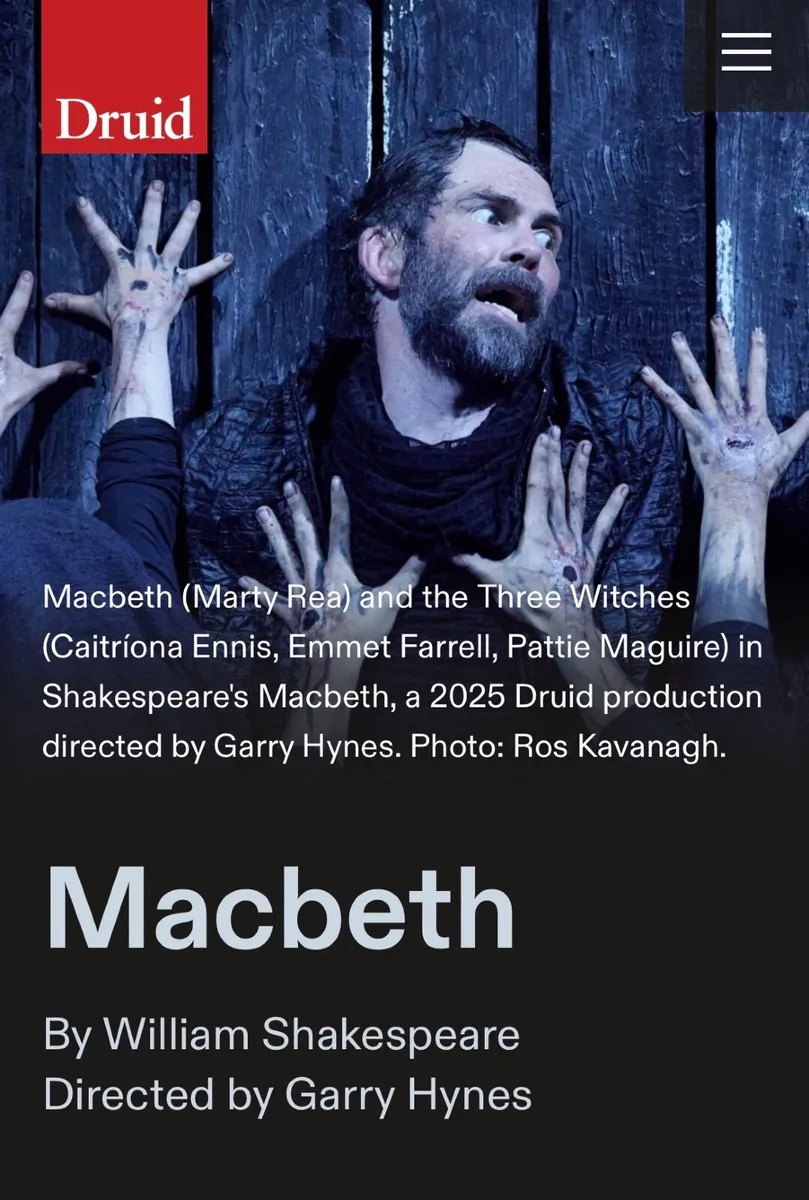 Macbeth Galway Sat 4th April 1930