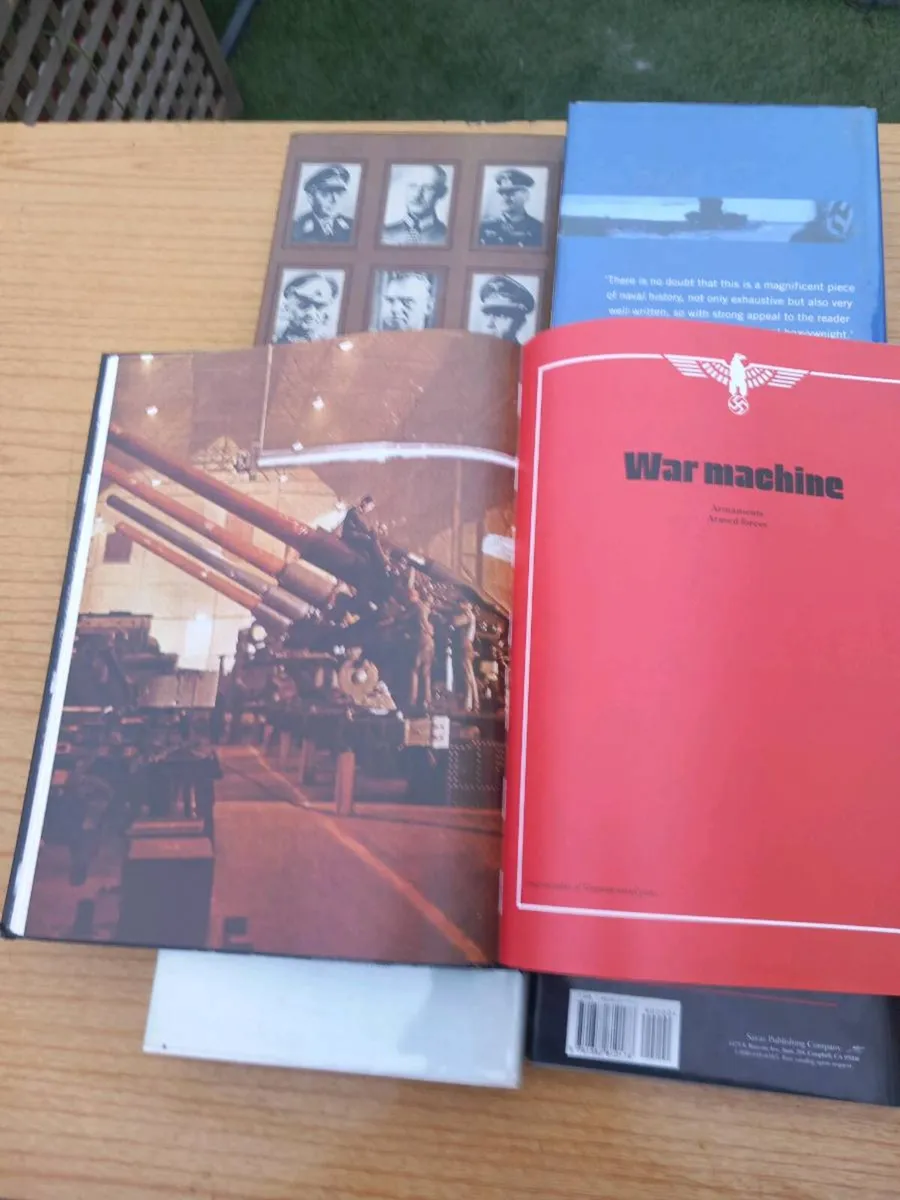 5 German war hardbacks, great condition, D18 - Image 3