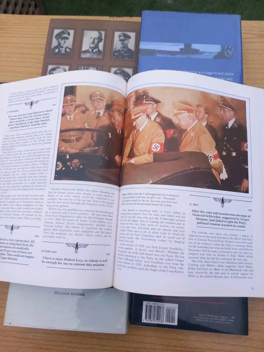 5 German war hardbacks, great condition, D18 - Image 4