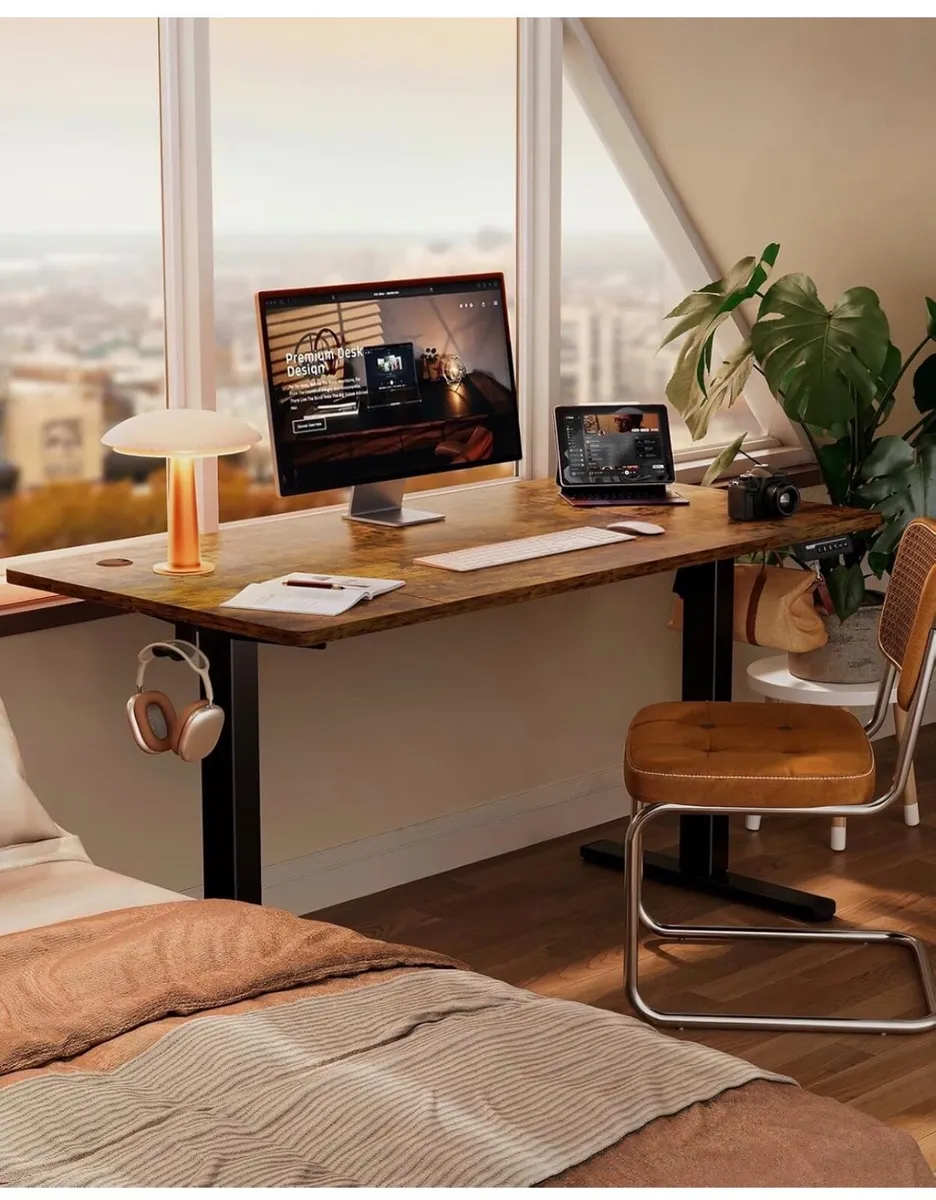 Desk Height Adjustable 160 x 80cm, Sit Stand - Image 4