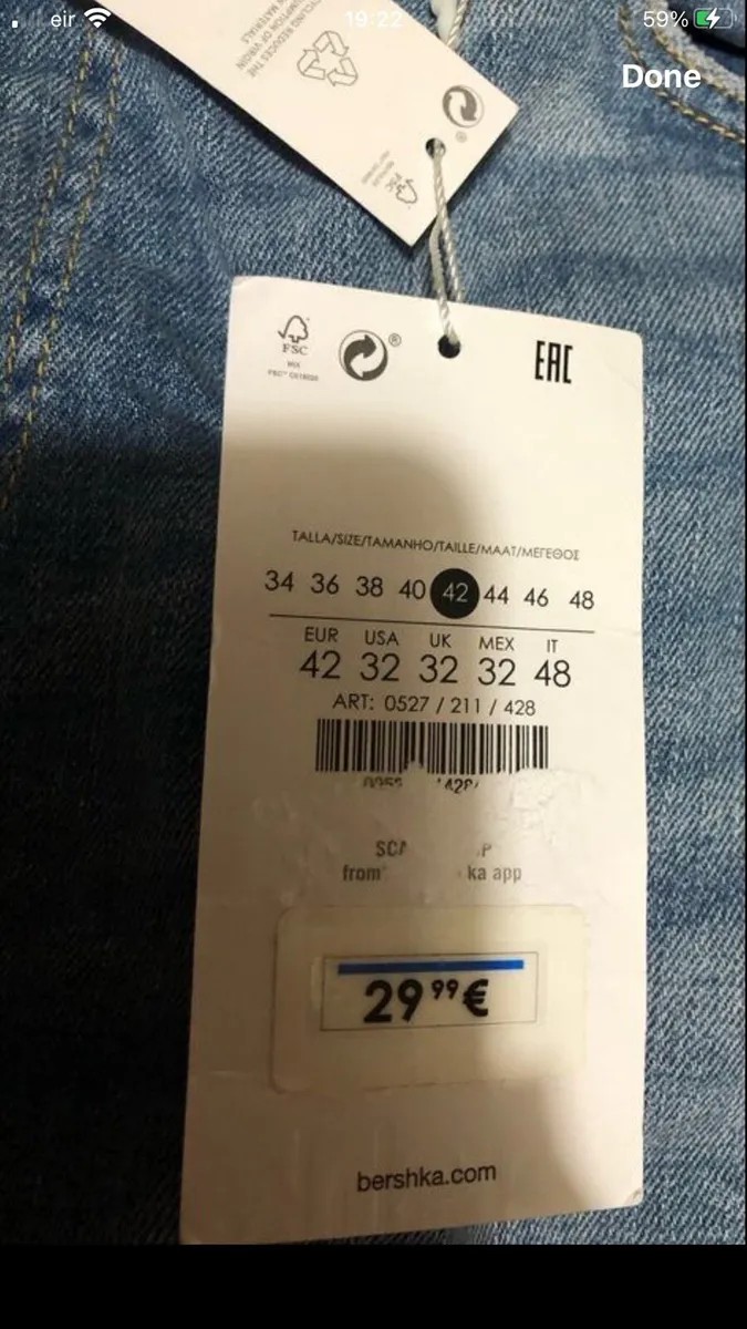 Mens BNWT jeans W32” €15 - Image 3