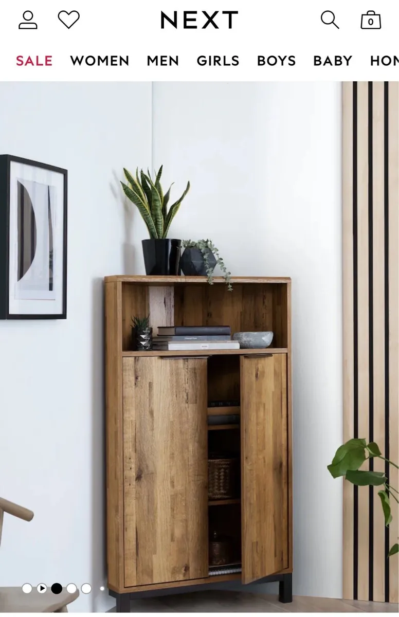 Oak Effect Corner Unit (Unopened) - Image 2