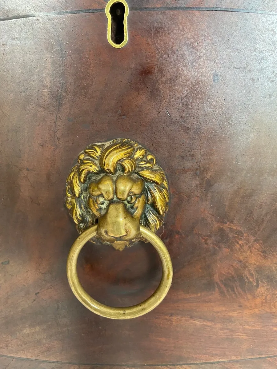 Georgian bookcase writing bureau - Image 4