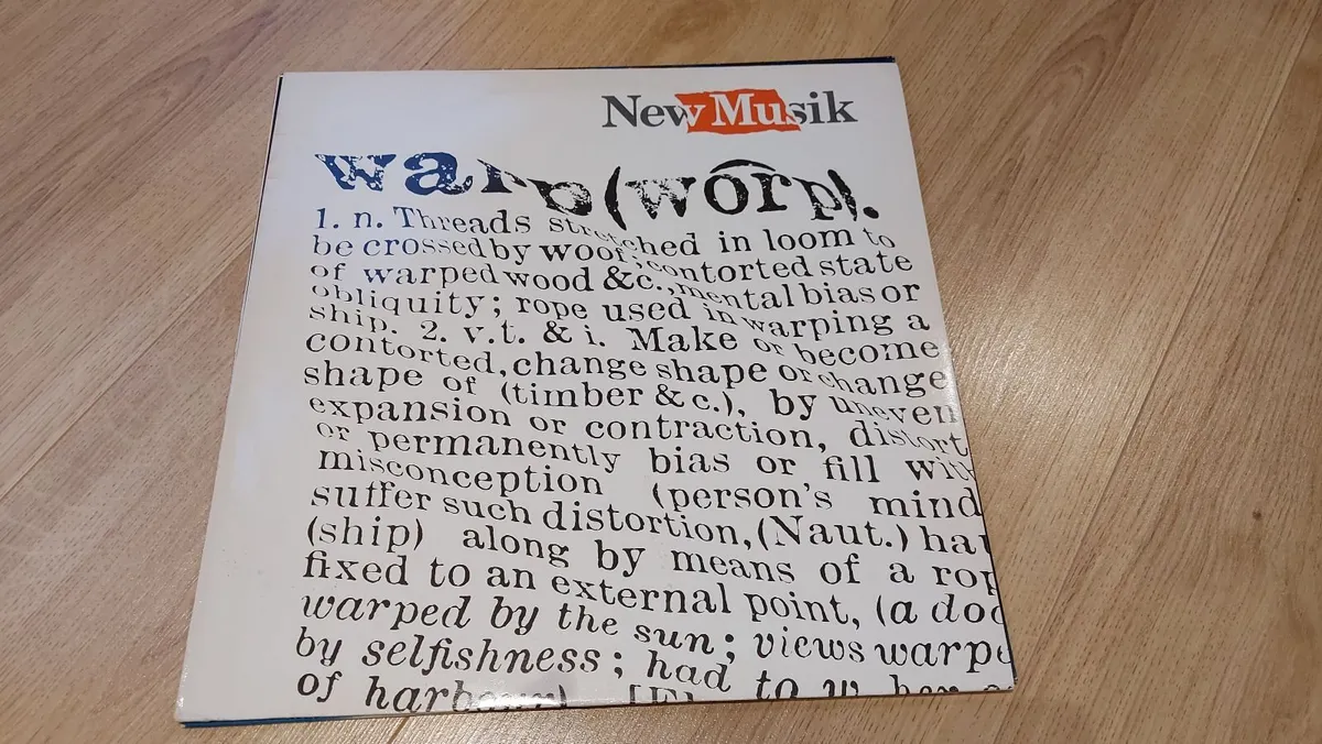 NEW MUSIK - WARP - VINYL RECORD