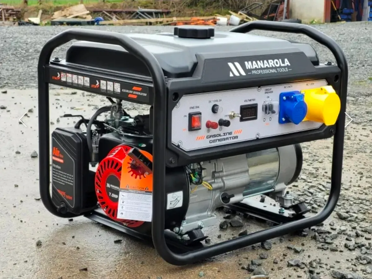 Manarola 3KW 3.5KVA Petrol Generator - Image 1