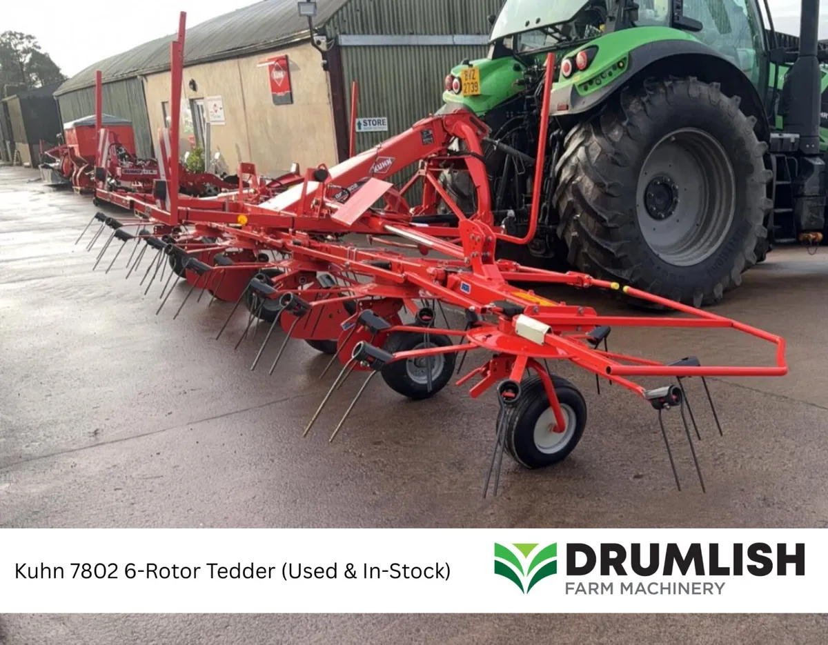Kuhn 7802 6-Rotor Tedder (Used & In-Stock) - Image 2