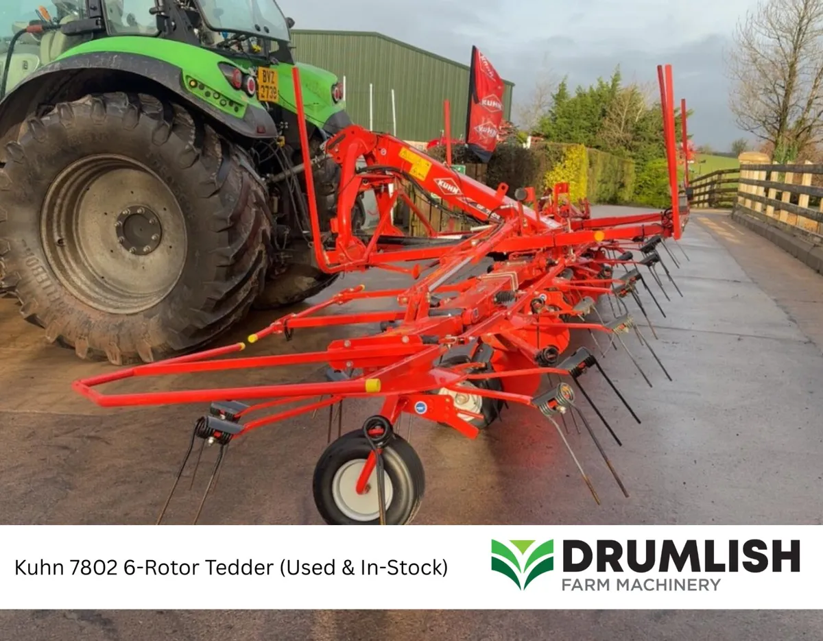 Kuhn 7802 6-Rotor Tedder (Used & In-Stock) - Image 4