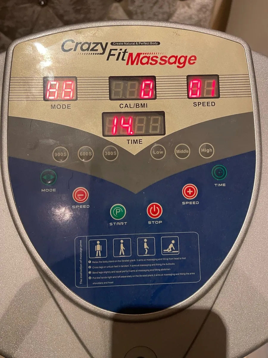 Crazy Fit Fitness Massager Vibration Plate-Deliver - Image 2