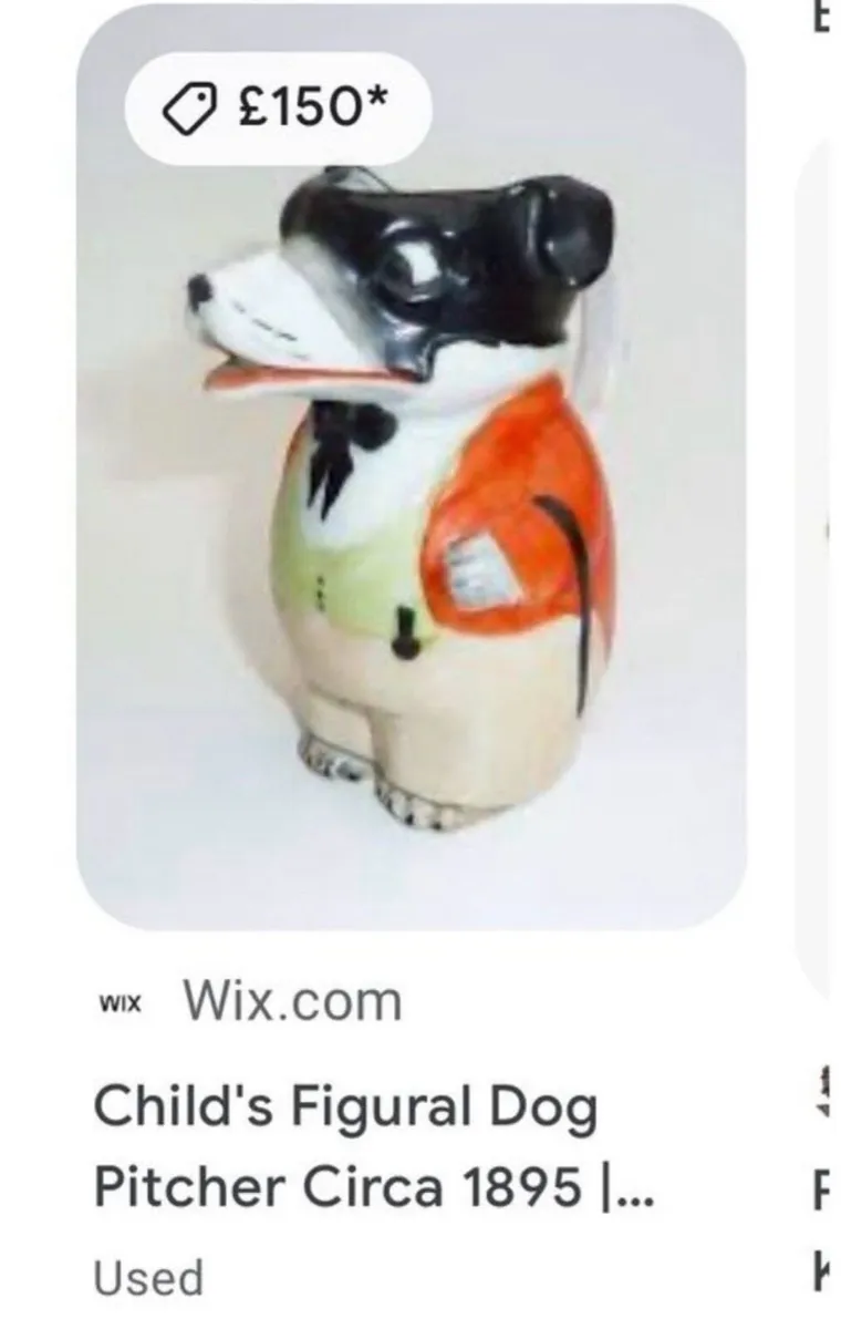 Antique German pitcher year 1895 - Image 2