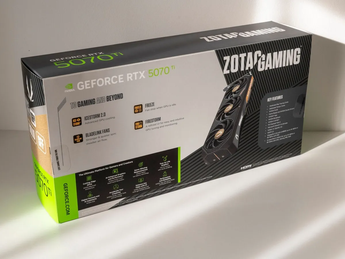 NVidia GeForce RTX 5070Ti 16GB NEW - Image 2
