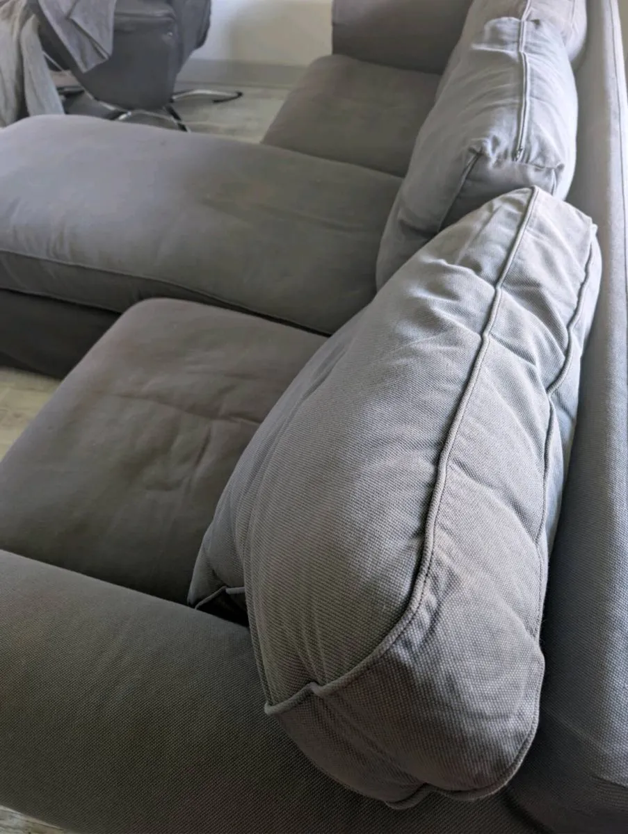 IKEA EKTORP 3-seat sofa with chaise longue - Image 4