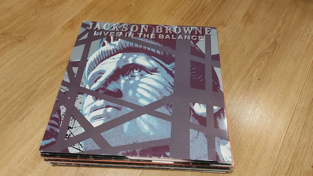 JACKSON BROWNE - LIVES IN THE BALANCE - VINYL LP