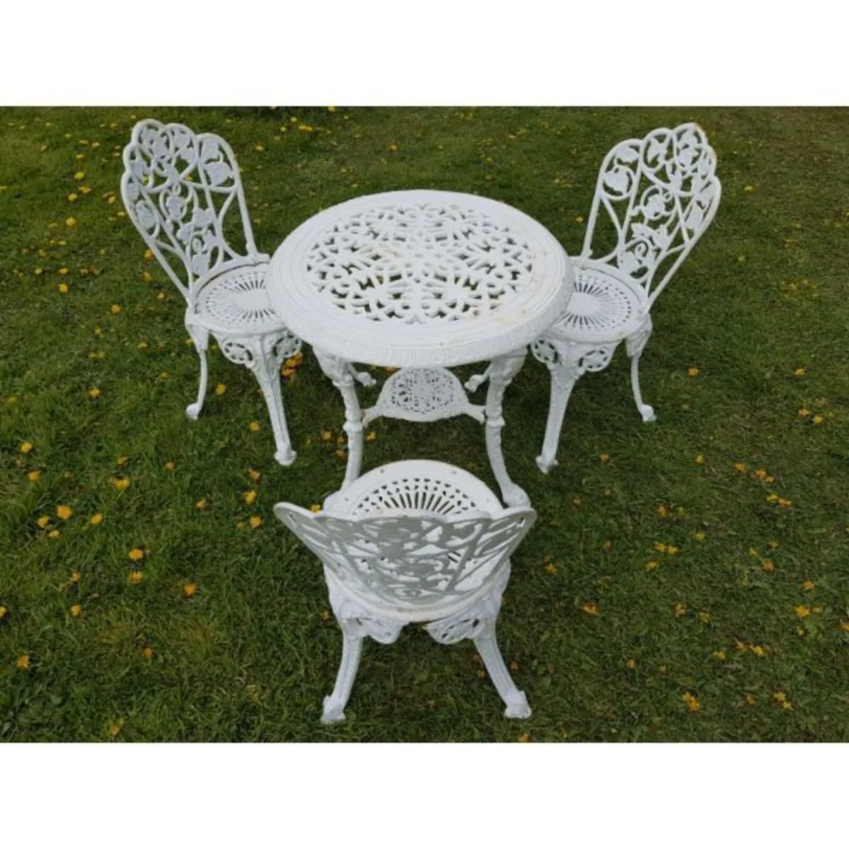 Cast Iron Garden Set x3 – Ornate – Style N - Image 2