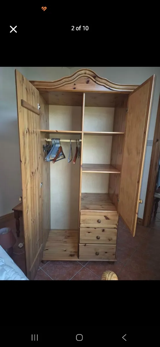 Solid Pine Wardrobe - Image 3