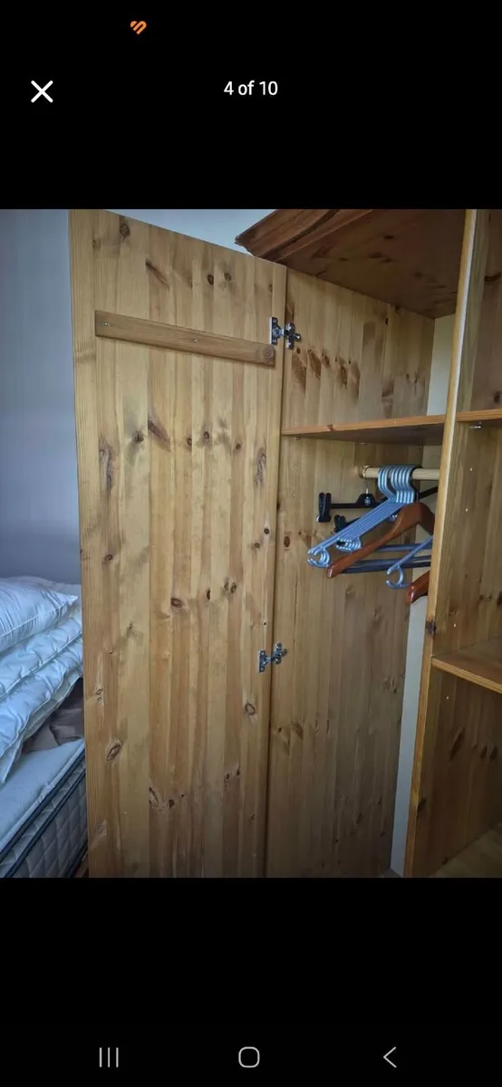 Solid Pine Wardrobe - Image 4