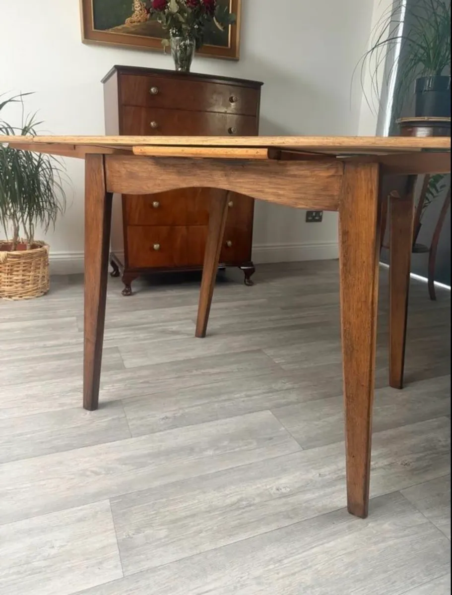 Mid Century Extendable Dining Table - Image 4